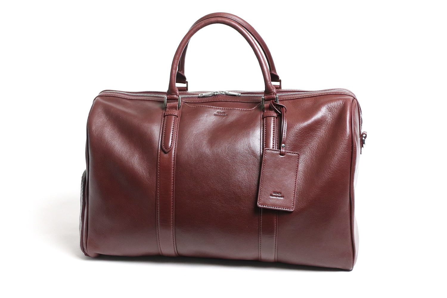 SEEKER / SWORD 旅行、ゴルフに。ベジタブルタンニンレザーのシューズポケット付き2wayボストン