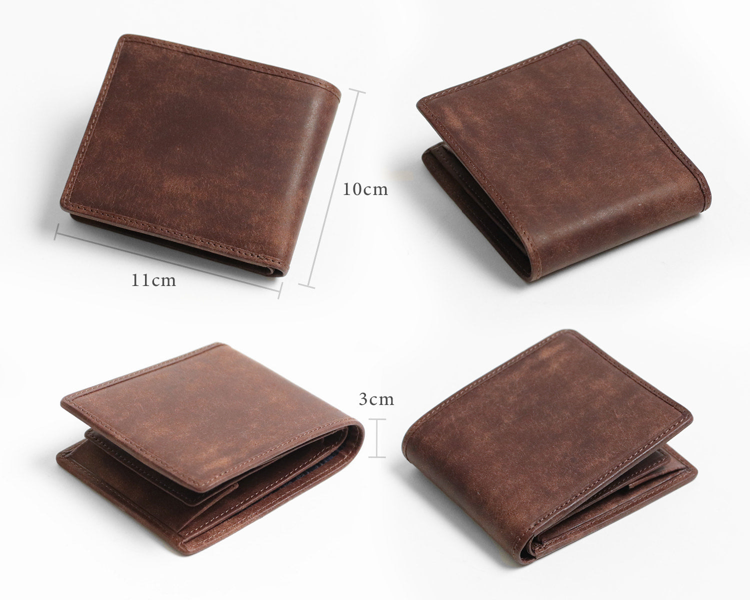 sot / Pueblo Leather 享受隨著時間推移而發生的獨特變化。展現義大利皮革獨特魅力的雙折皮夾