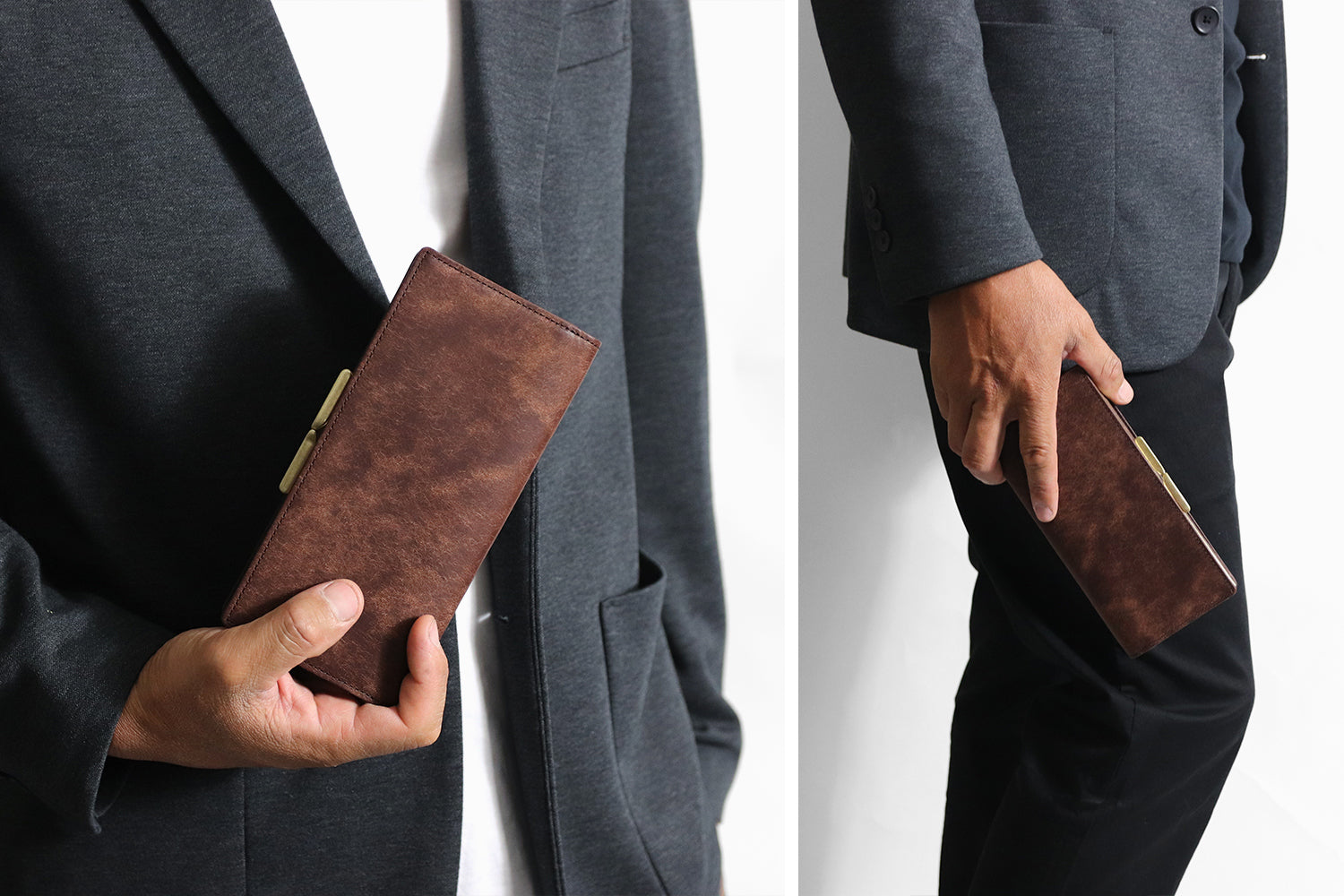 sot / Pueblo Leather 享受隨著時間推移而發生的獨特變化。具有獨特義大利皮革魅力的長皮夾