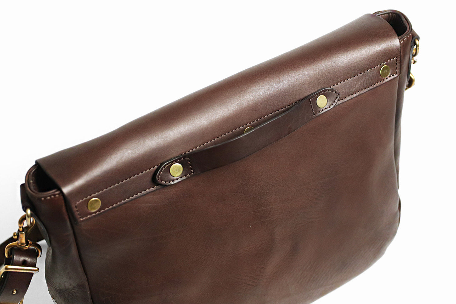 vasco / LEATHER POSTMAN SHOULDER BAG -LARGE(PLANE/U.S.MAIL)