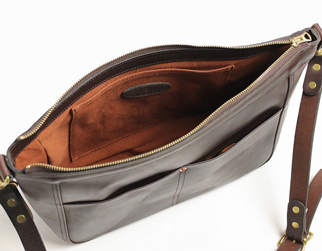 vasco / LEATHER TELEPHONE SHOULDER BAG