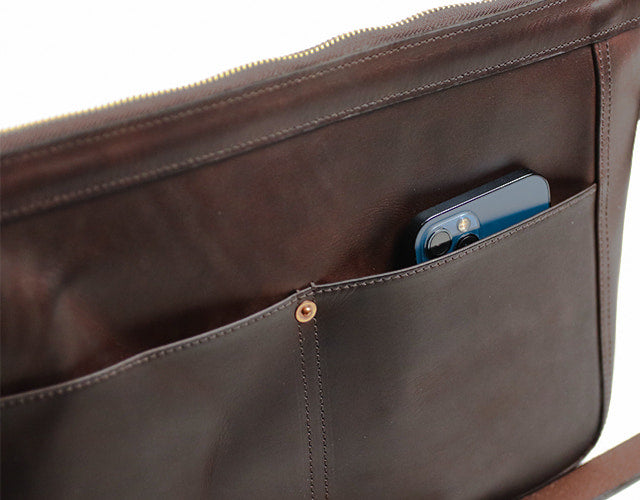 vasco / LEATHER TELEPHONE SHOULDER BAG