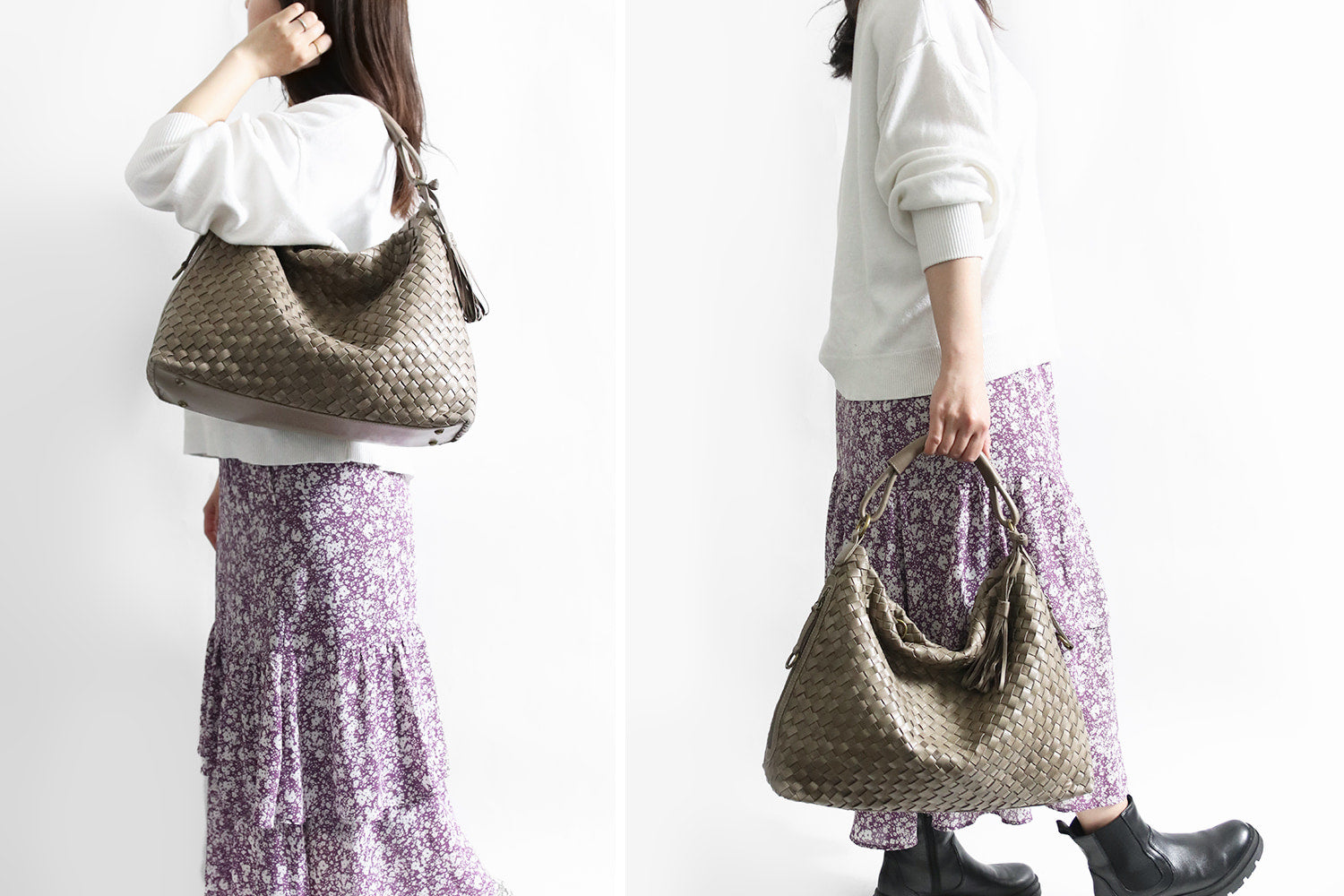 LILY / METS見て触れて、使って感動!ふんわりポニーメッシュのボリューム2wayトート