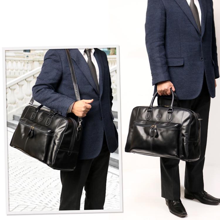 PORTER CERVINO 2WAY Boston Bag 088-02857 PORTER CERVINO All Leather