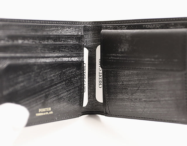 ポーター ビル ブライドル ウォレット 185-02255 PORTER Bill Bridle 英国で170年以上の歴史を誇るTHOMAS WARE&SONS社製ブライドルレザー