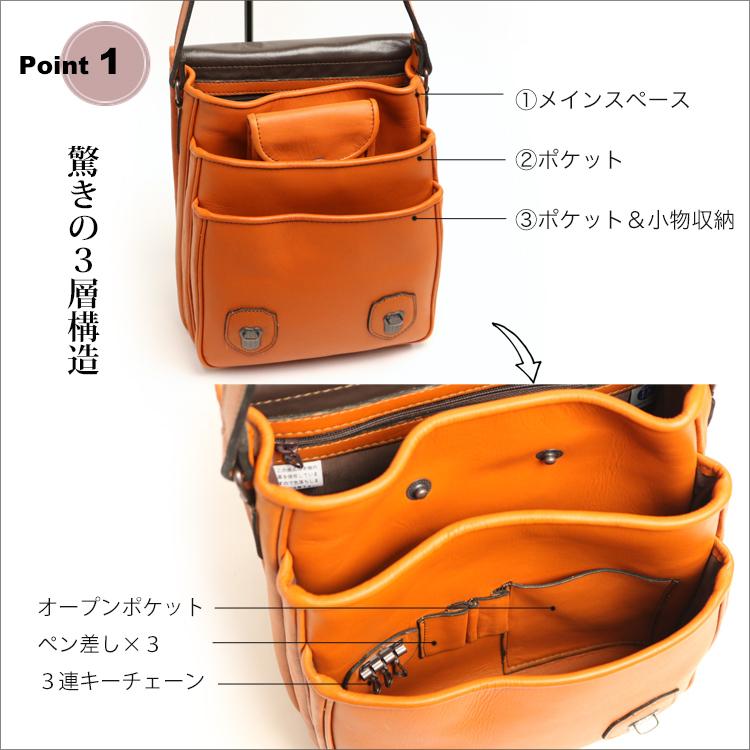 Porter Baron 肩背包 206-02584 PORTER BARON 手套飾面牛皮系列