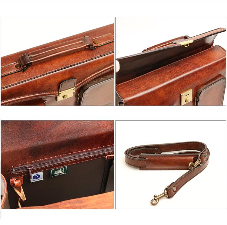 Lugard / G-3 One-of-a-kind shadow finish. A tasteful briefcase with a vintage feel