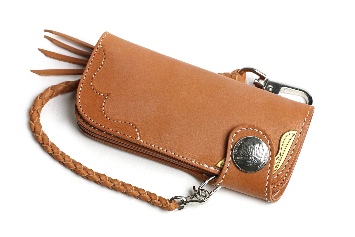 紅月/黃鷹長錢包，翅膀圖案令人印象深刻