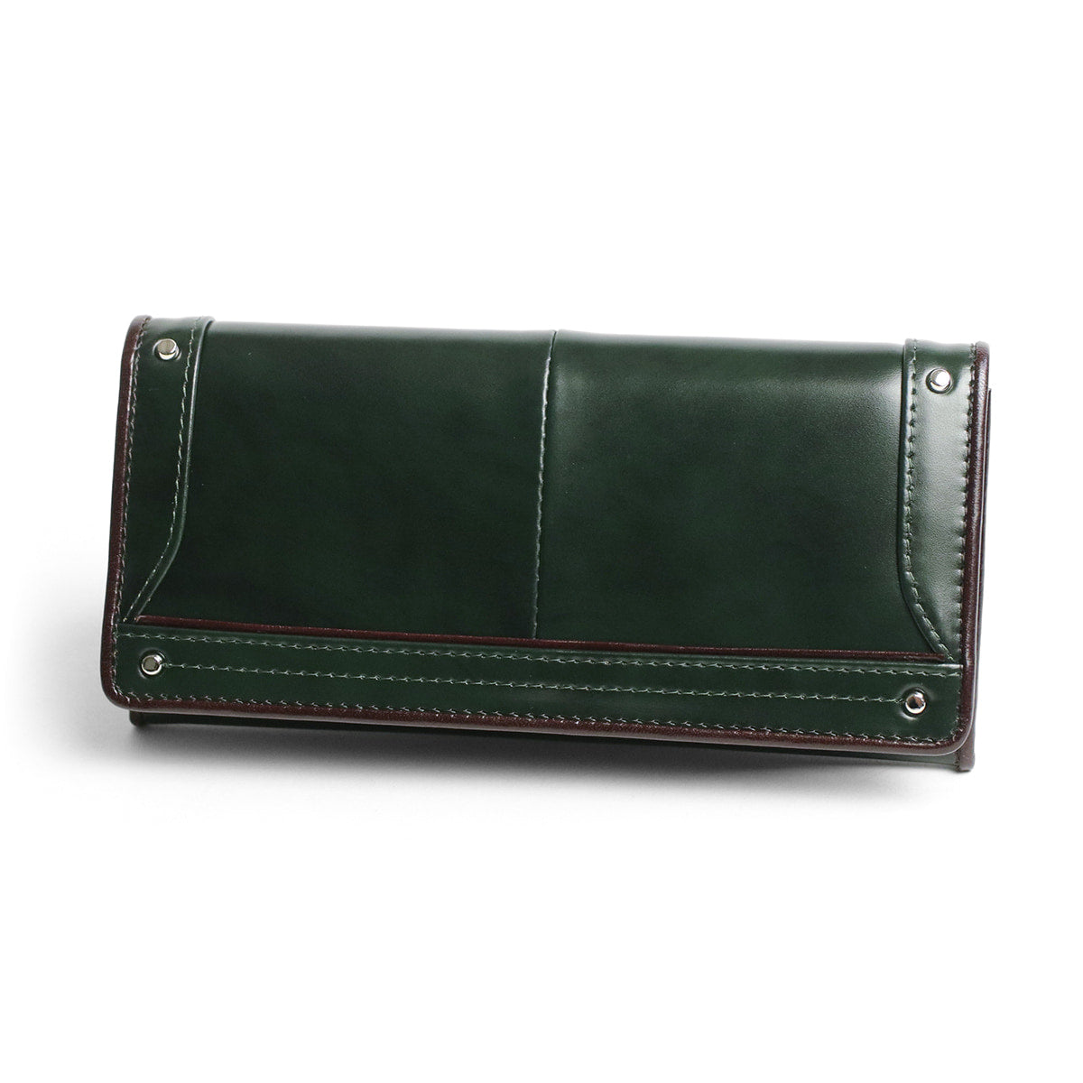 Kiefer neu / Ciao Beautiful uneven dyed leather long wallet