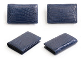 Luggage AOKI 1894 / Matt Crocodile 気品が漂うナイルクロコの 美しい名刺入れ