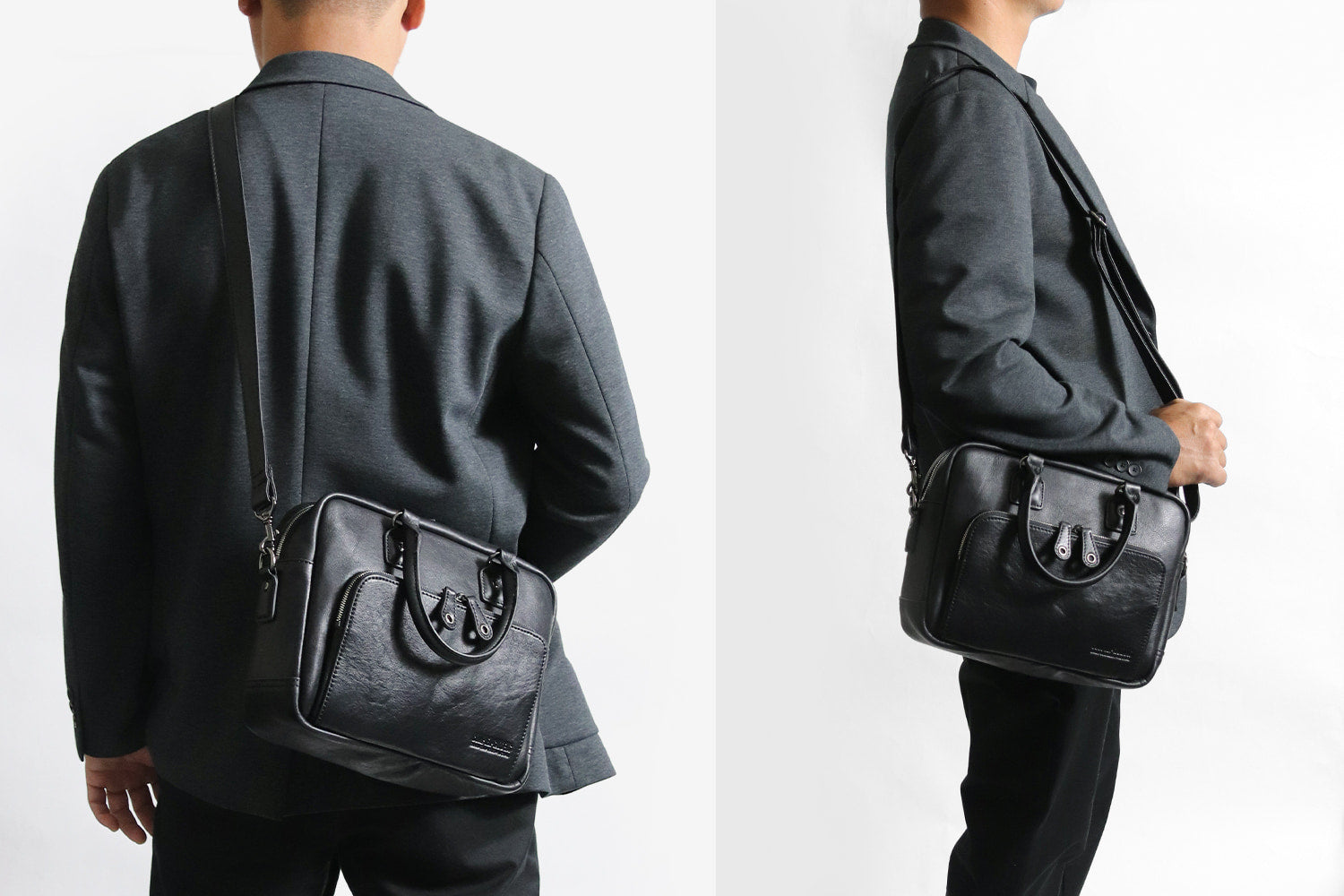 COMPLEX GARDENS / 伎芸  ソフトで軽いバングラキップの２wayオールレザーミニブリーフ