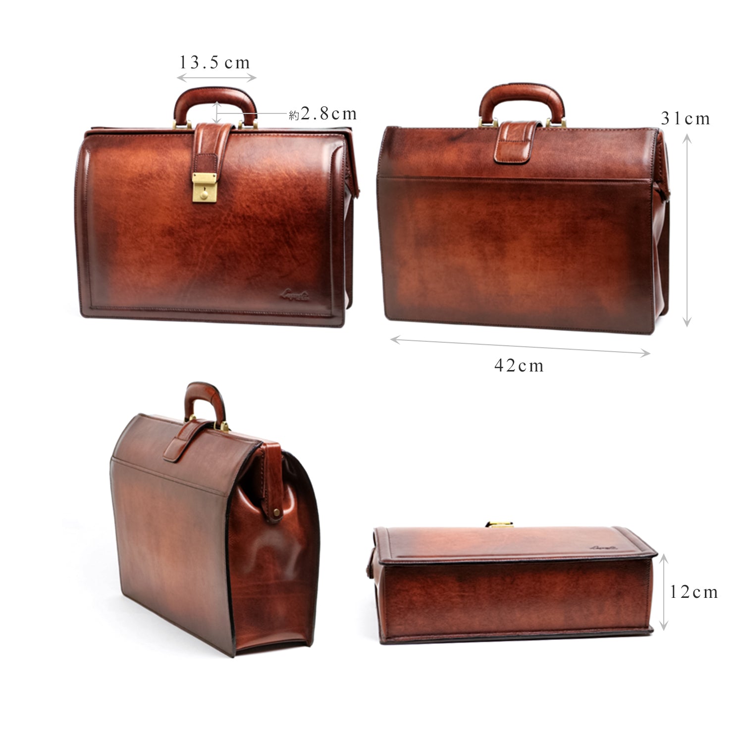 Lugard / G-3 獨一無二的陰影飾面。一款雅緻的 Dulles 包，充滿復古氣息