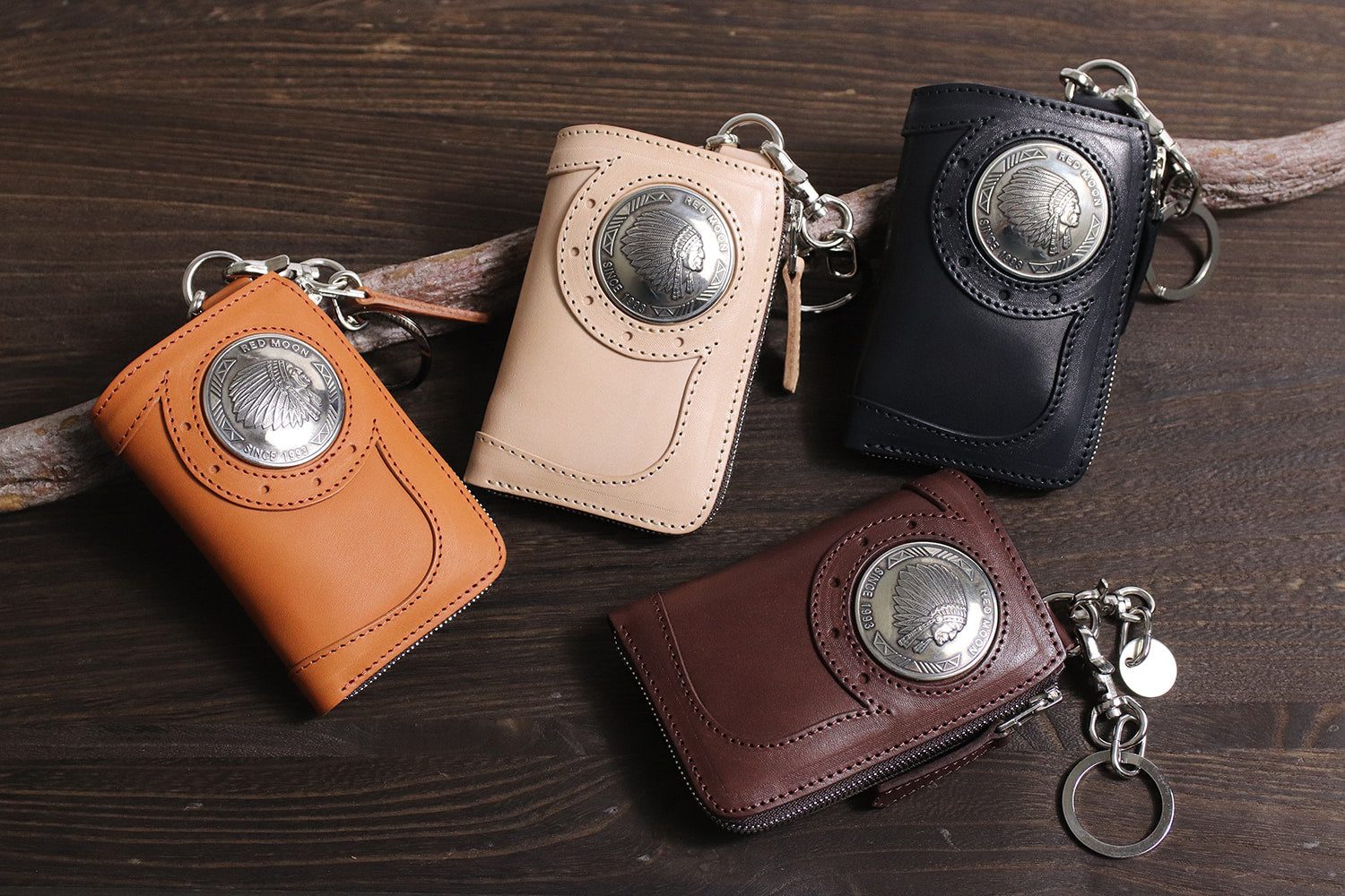 REDMOON / BAREBACK L-zip MIDDLE WALLET
