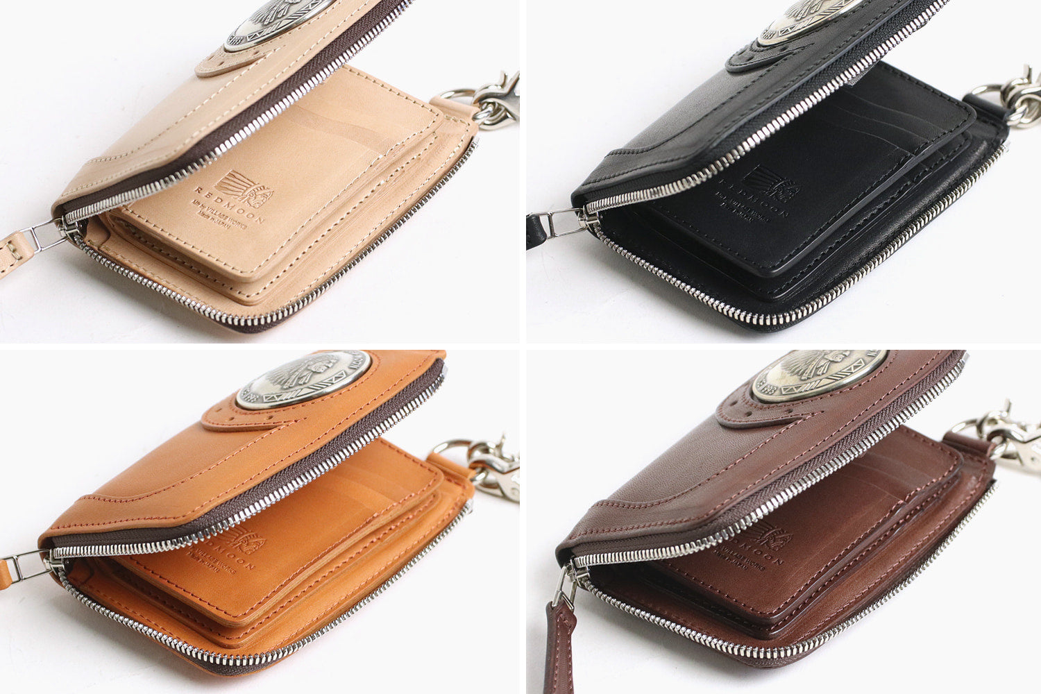 REDMOON / BAREBACK L-zip MIDDLE WALLET