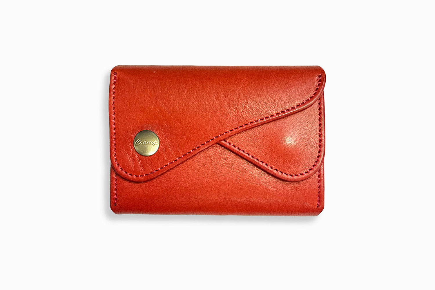 CRAMP / Ikenohata Ginzaten Italian shrink leather with a rich expression. Double flap card case with reliable capacity 