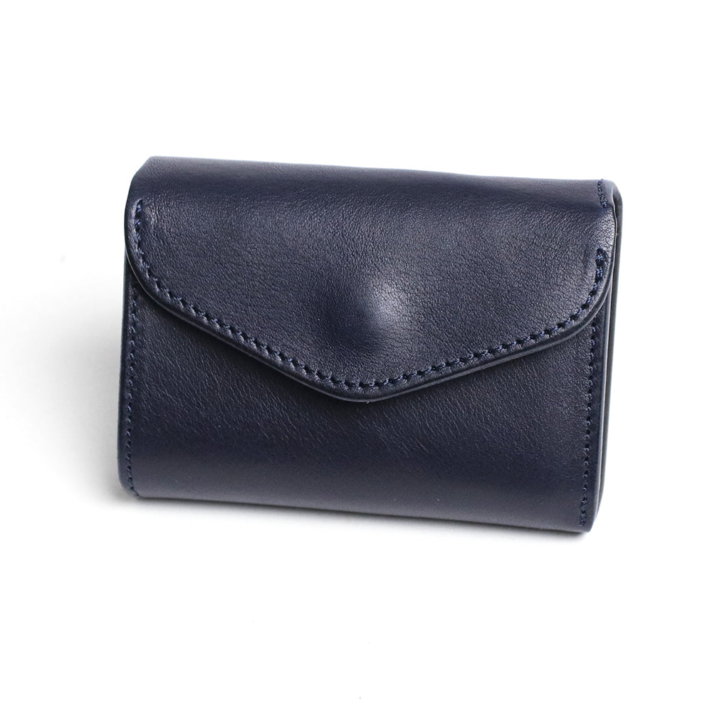 CRAMP / Ikenohata Ginzaten Italian shrink leather with a rich expression. Compact card case sized wallet 