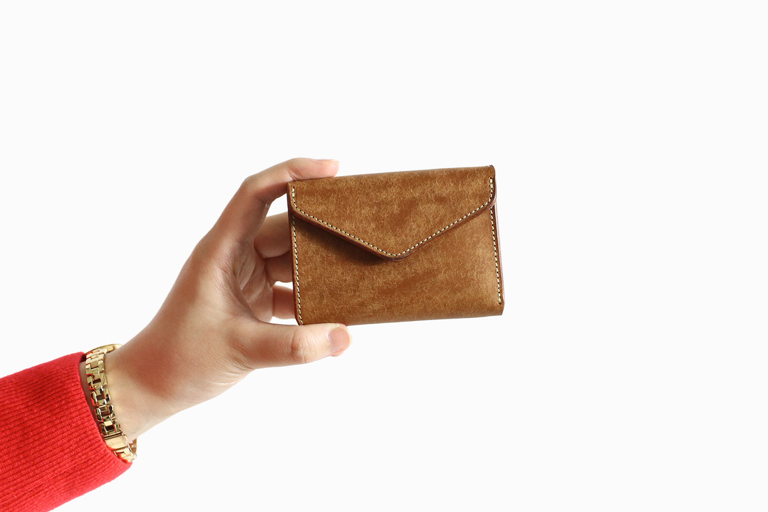 CRAMP / 池之端銀革店 劇的なエイジングを楽しめるプエブロレザー。カードケースサイズのコンパクトウォレット