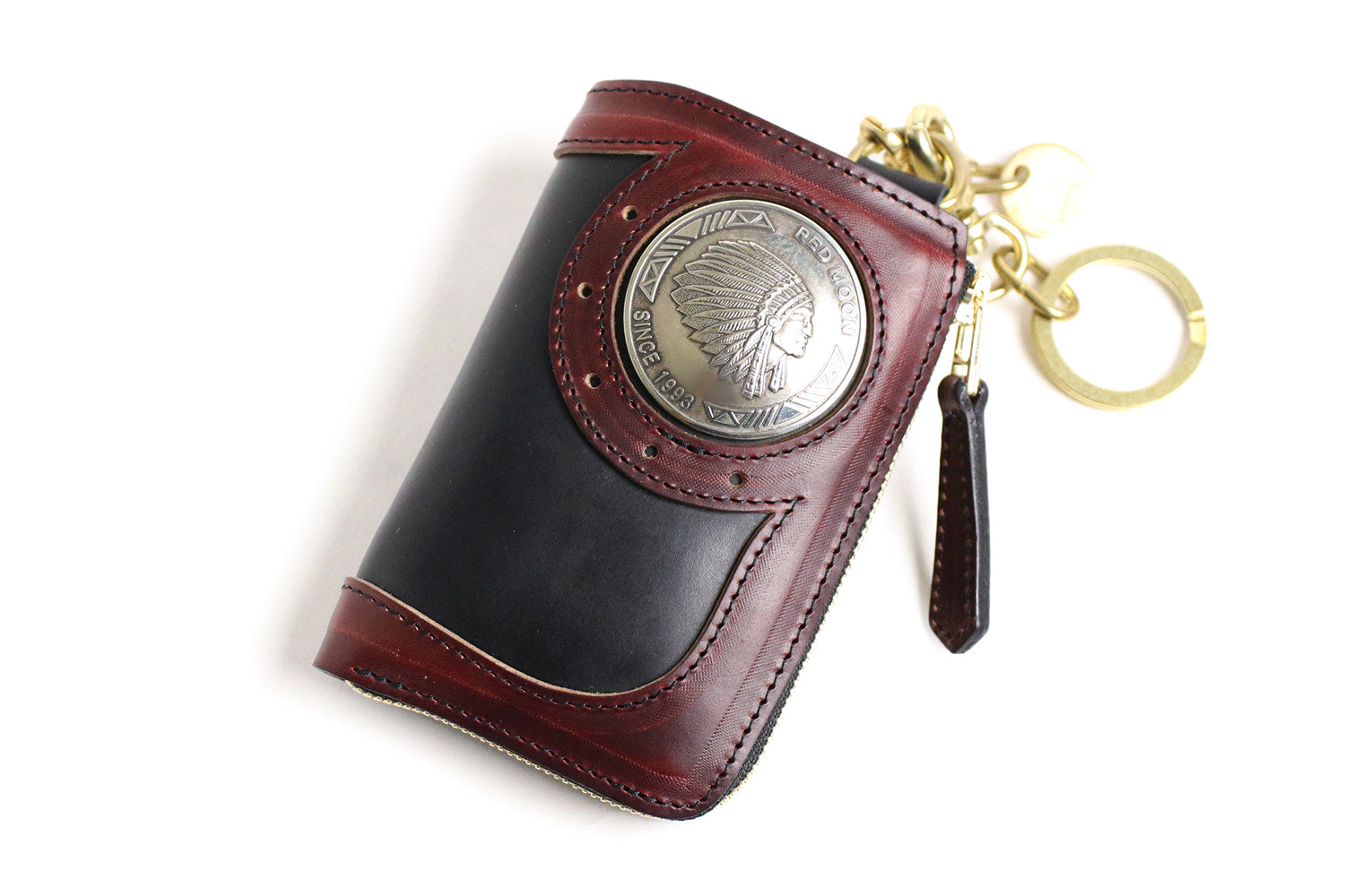 REDMOON / ホーウィン（HORWEEN）クロムエクセルレザー BAREBACK L-zip MIDDLE WALLET