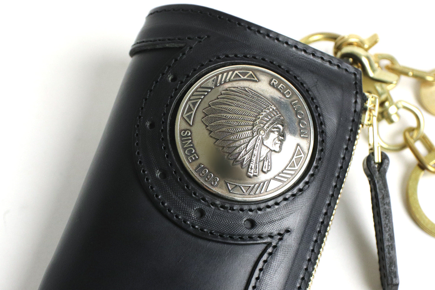 REDMOON / ホーウィン（HORWEEN）クロムエクセルレザー BAREBACK L-zip MIDDLE WALLET