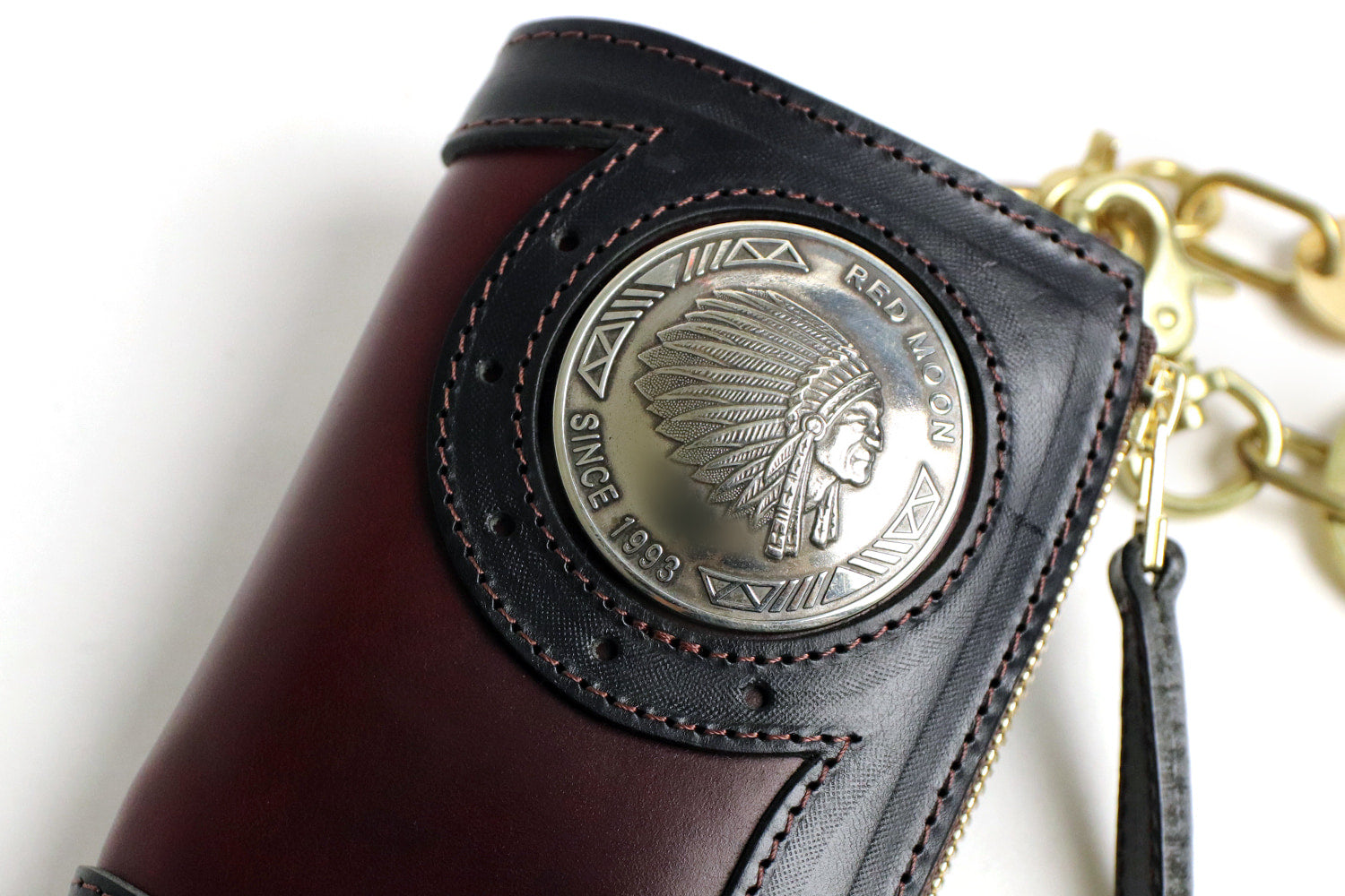 REDMOON / ホーウィン（HORWEEN）クロムエクセルレザー BAREBACK L-zip MIDDLE WALLET