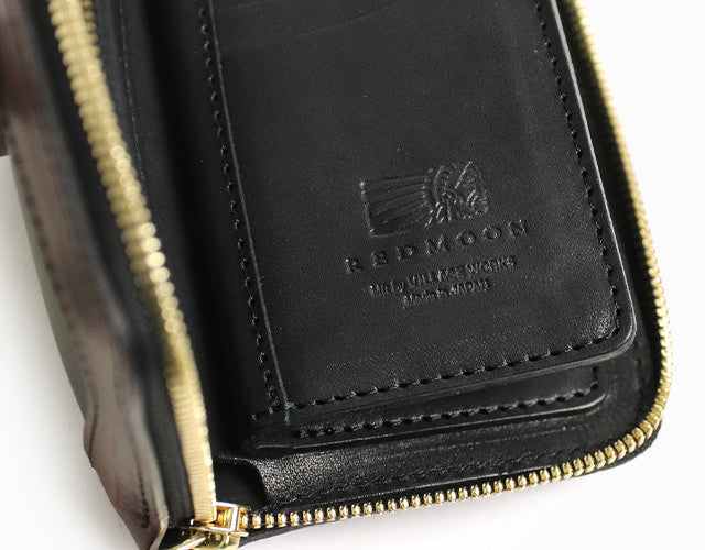 REDMOON / ホーウィン（HORWEEN）クロムエクセルレザー BAREBACK L-zip MIDDLE WALLET