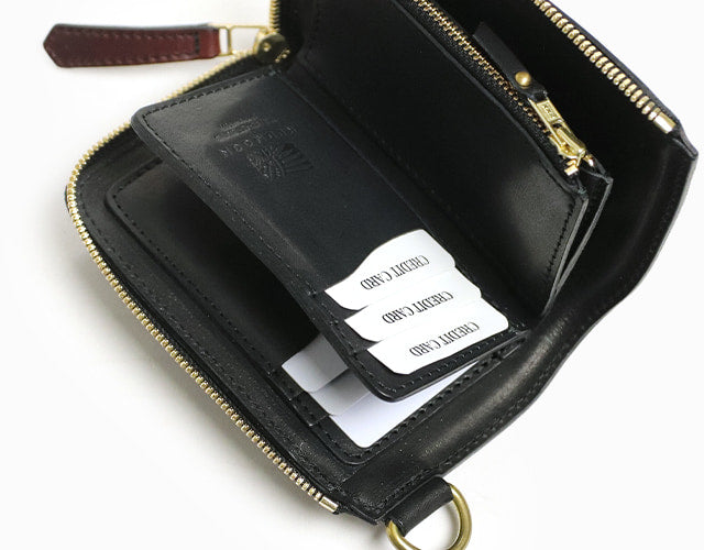 REDMOON / ホーウィン（HORWEEN）クロムエクセルレザー BAREBACK L-zip MIDDLE WALLET