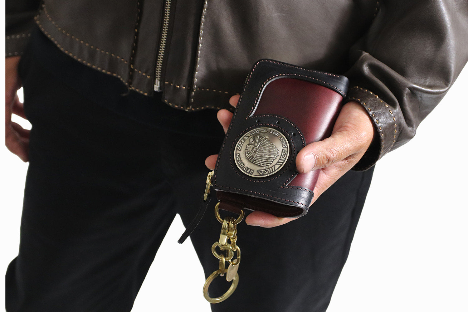 REDMOON / ホーウィン（HORWEEN）クロムエクセルレザー BAREBACK L-zip