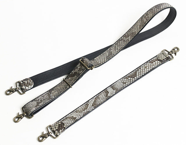 FU-SI FERNALLE / GB PYTHON collection Beautiful diamond python 3way bag