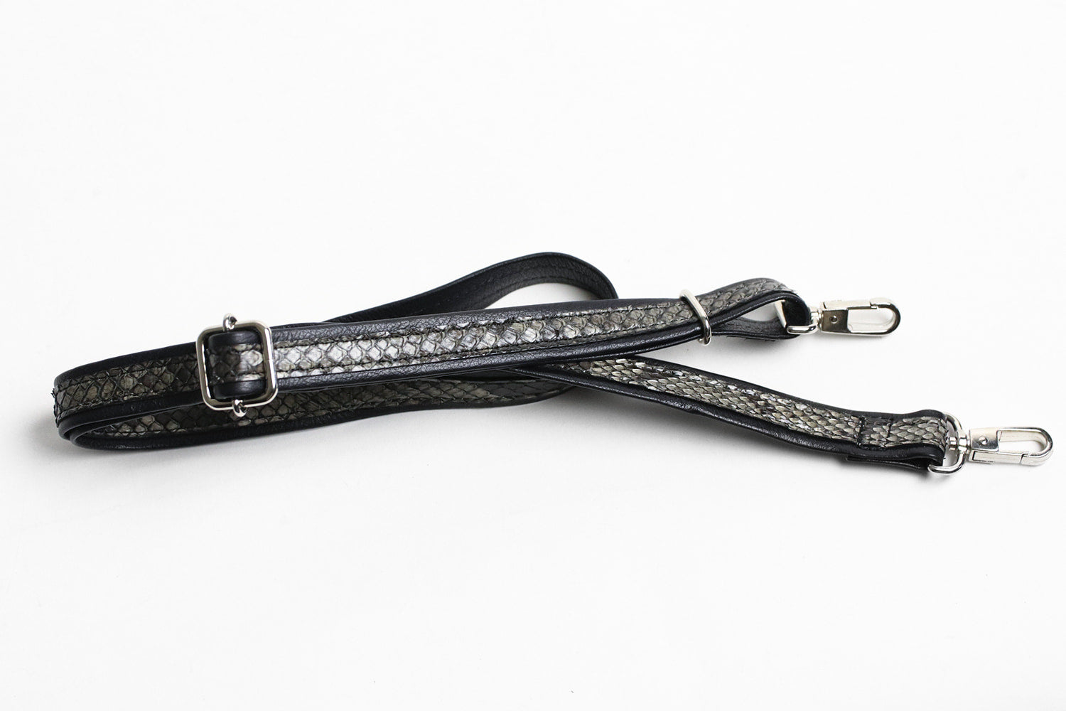 FU-SI FERNALLE / GB PYTHON collection Beautiful diamond python 2-way bag