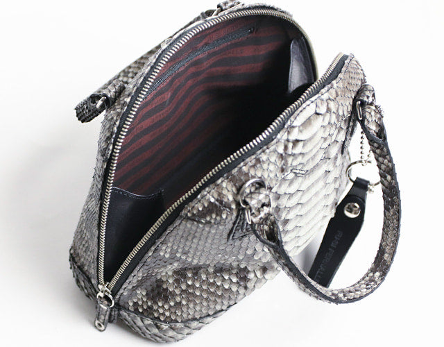 FU-SI FERNALLE / GB PYTHON collection Beautiful diamond python 2-way bag