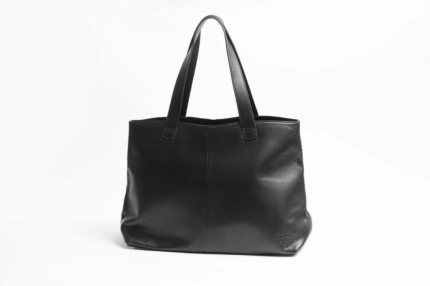 guardant Simple cowhide tote with multiple storage areas