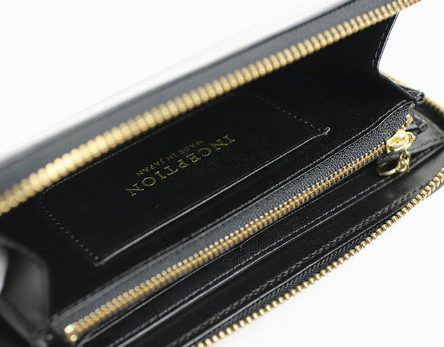 INCEPTION / HORSE HIDE ROUND LONG WALLET