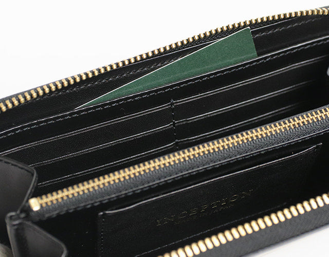 INCEPTION / HORSE HIDE ROUND LONG WALLET