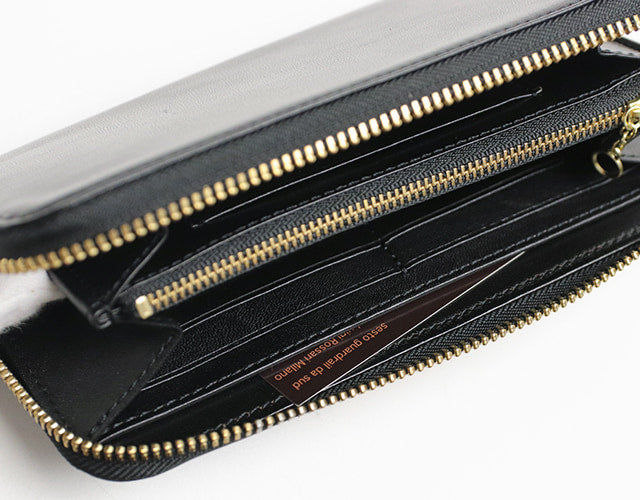 INCEPTION / HORSE HIDE ROUND LONG WALLET