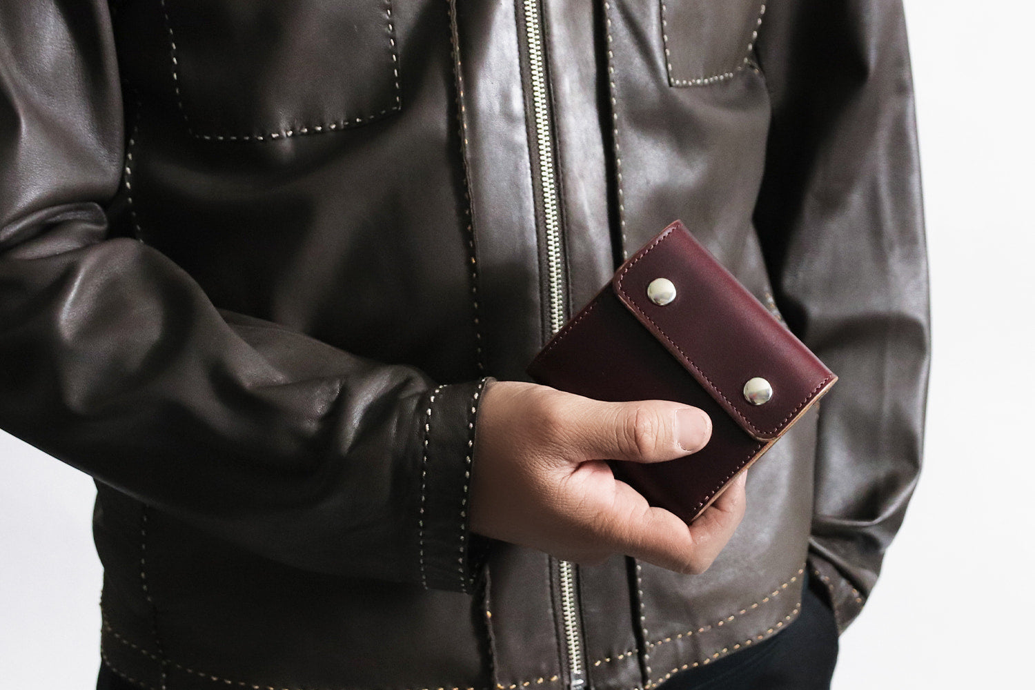INCEPTION / Chromexcel Leather LEATHER TRUCKER WALLET(SHORT)