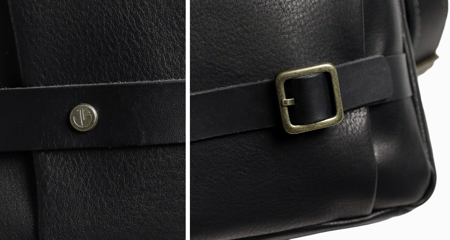 JYO ARVINISTA APRICA 日本製牛革 × ベルト使いの大胆なデザイン ソフトで上質なレザー 2way ショルダーバッグ