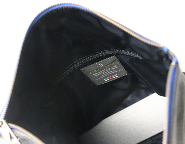 JYO ARVINISTA GIBLI クラッチバッグにもなる 日本製シュリンク牛革の3way口折れバッグ