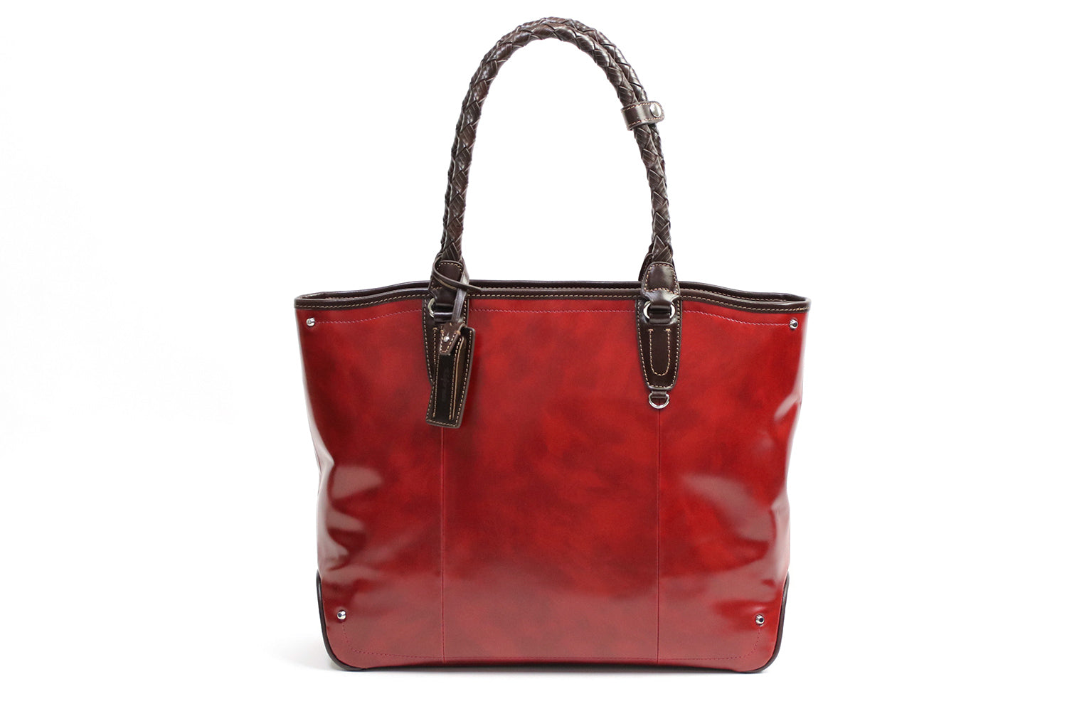 Kiefer neu / Ciao Beautiful uneven dyed leather slim tote 