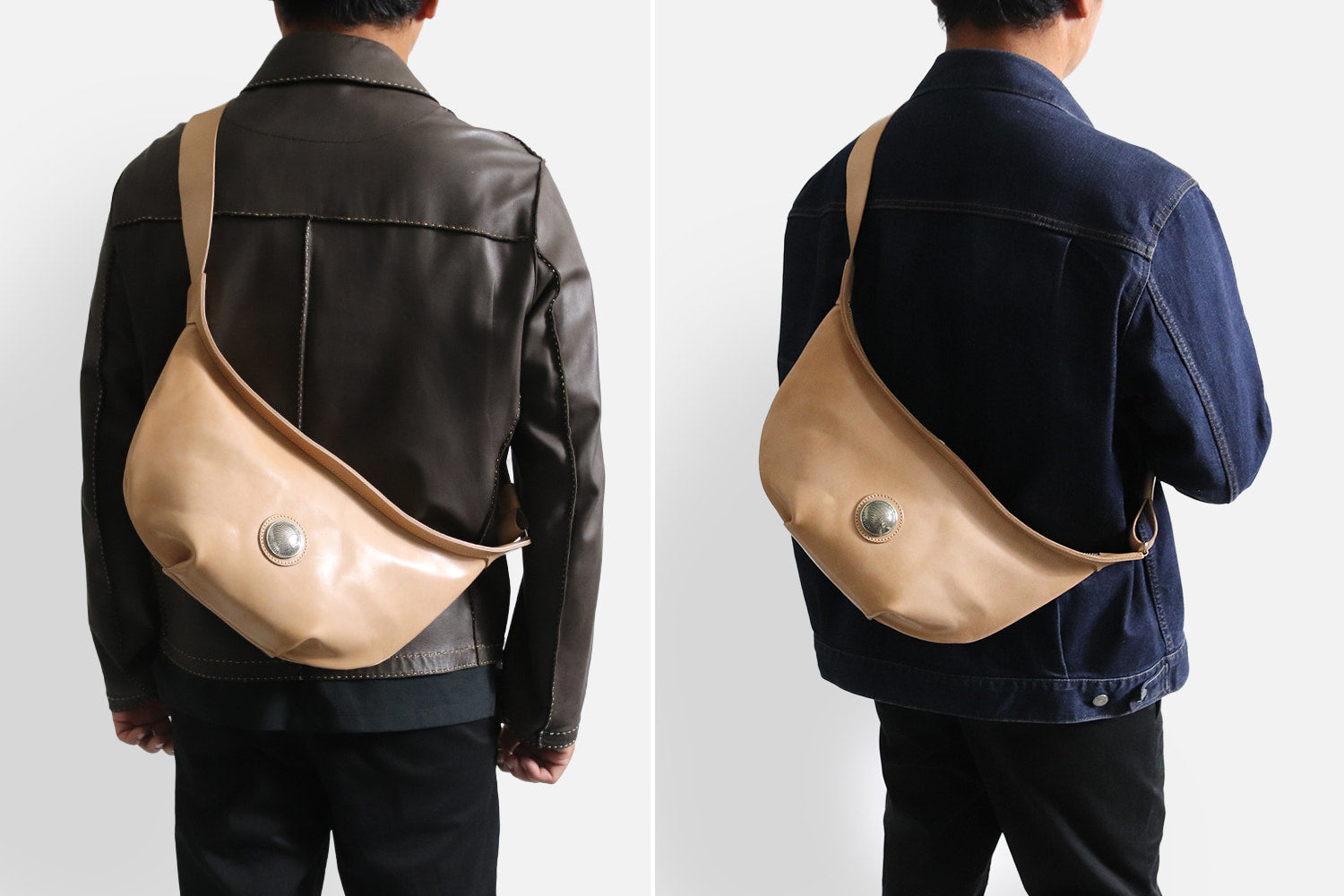 REDMOON /  存在感のある38mmコンチョのオールレザーショルダー