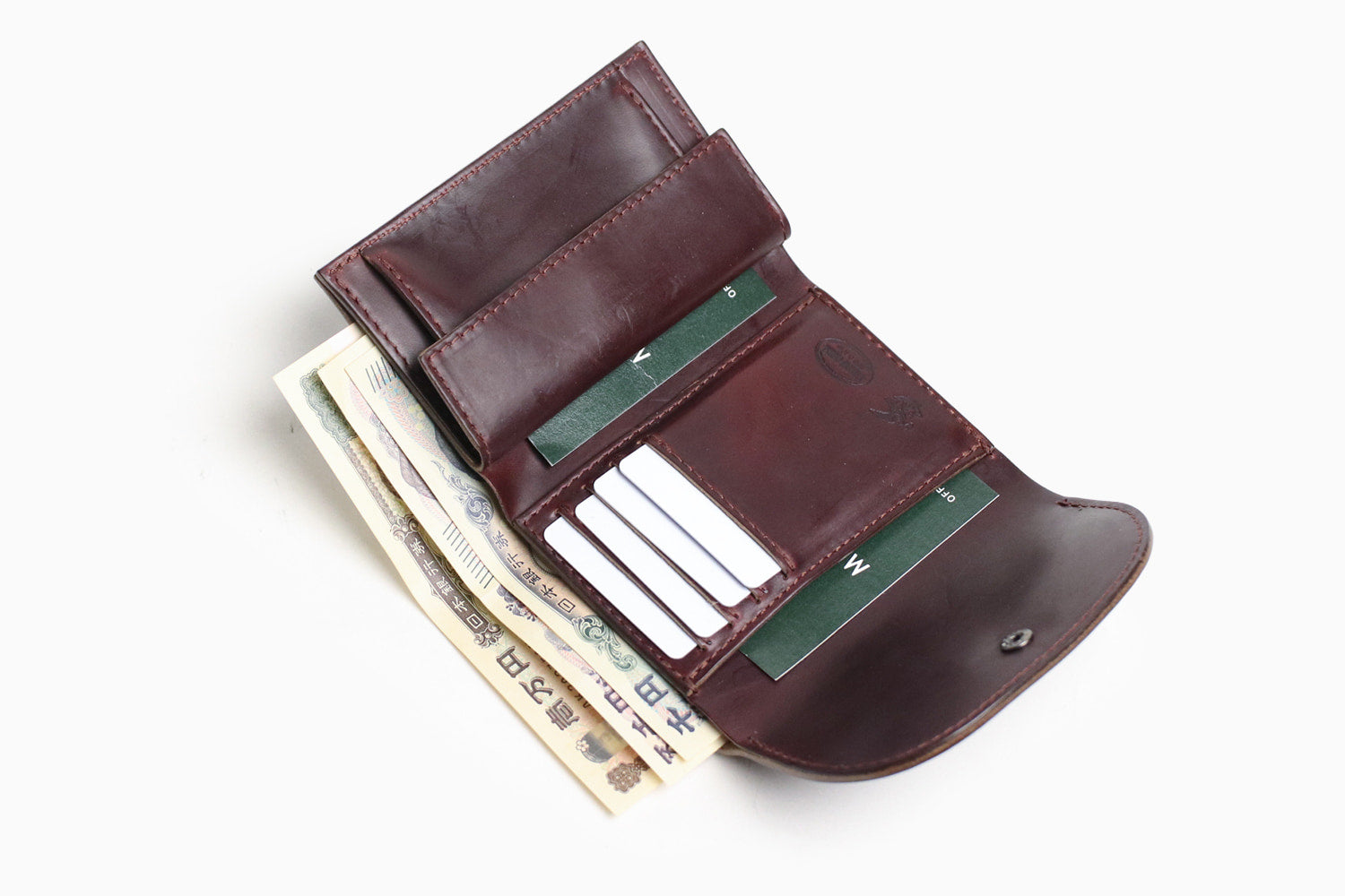 MR.OLIVE E.O.I HORWEEN CHROMEXCEL LEATHER / COMPACT WALLET