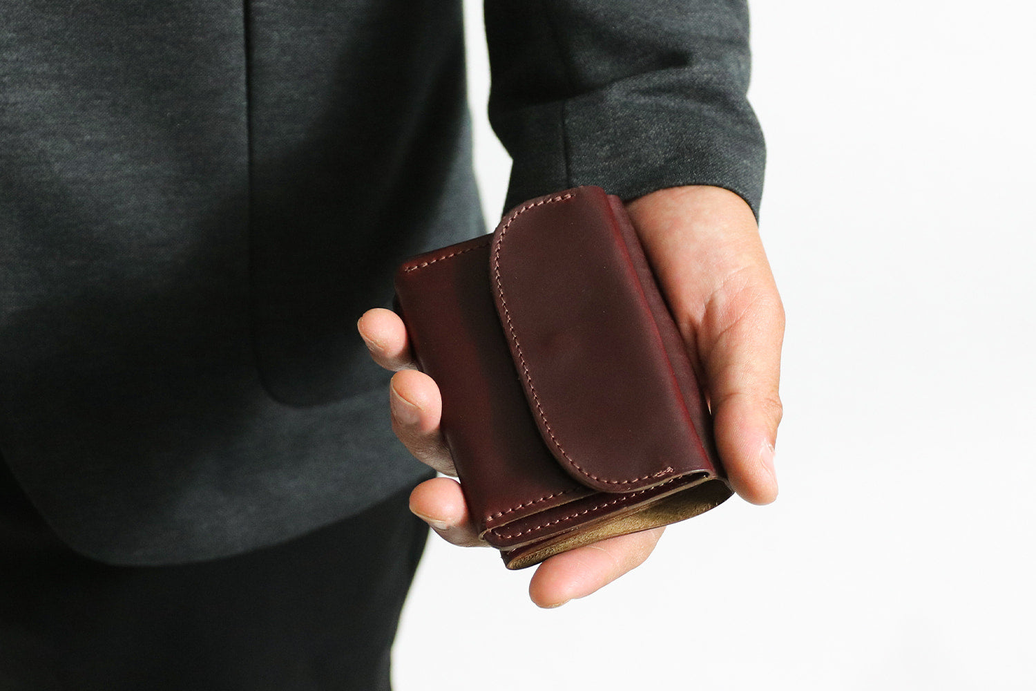 MR.OLIVE E.O.I HORWEEN CHROMEXCEL LEATHER / MINI WALLET