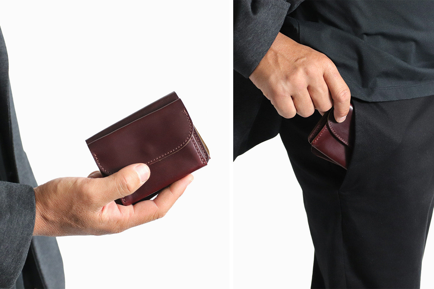 MR.OLIVE E.O.I HORWEEN CHROMEXCEL LEATHER / MINI WALLET