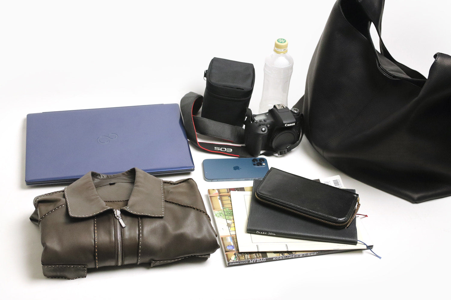 MR.OLIVE E.O.I IMPERMA-LEATHER / BIG SHOULDER BAG