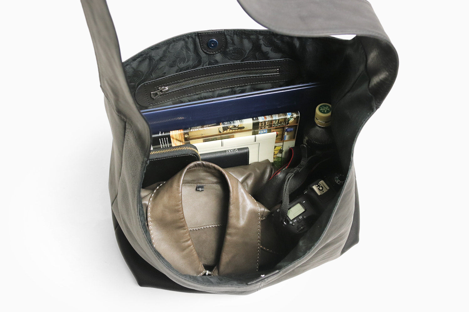 MR.OLIVE E.O.I IMPERMA-LEATHER / BIG SHOULDER BAG