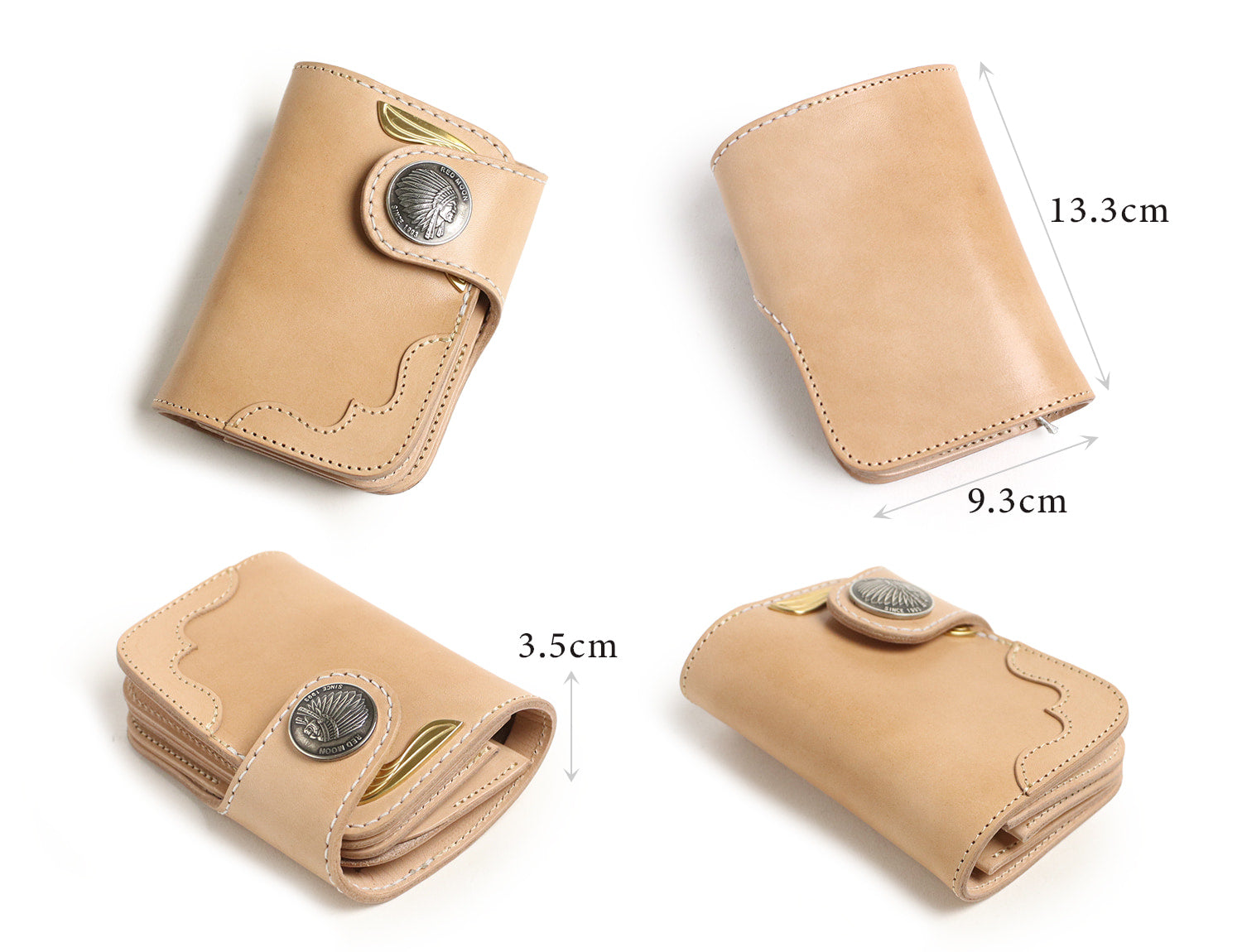 REDMOON /  存在感のある翼を宿す YELLOW EAGLE MIDDLE WALLET