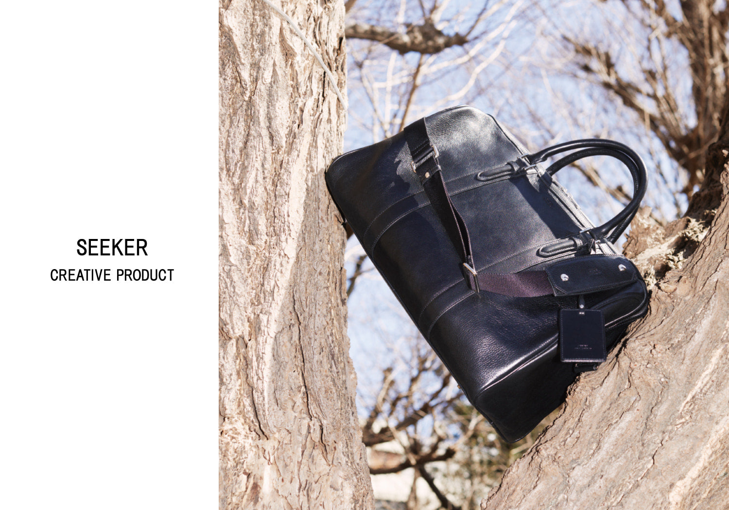 SEEKER /  SWORD 旅行、ゴルフに。ベジタブルタンニンレザーのシューズポケット付き2wayボストン