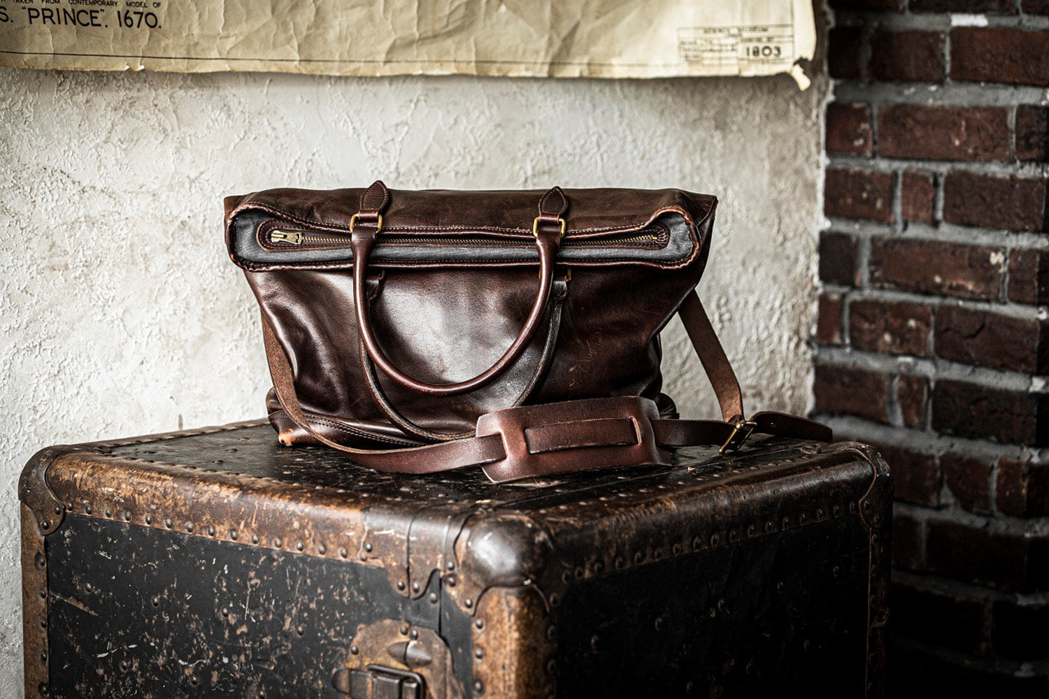 vasco / LEATHER NELSON 2WAY BAG