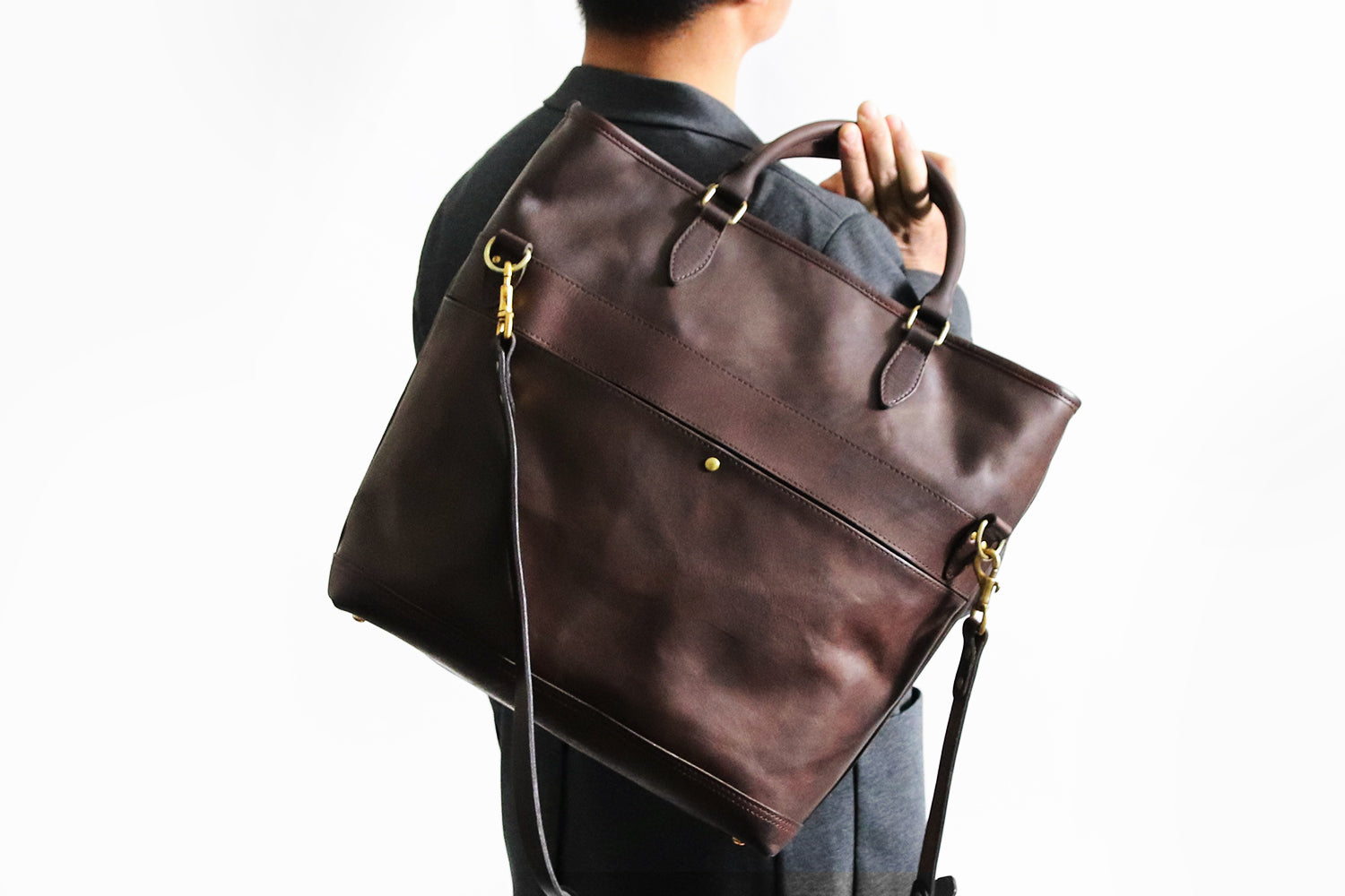 vasco /  LEATHER NELSON 2WAY BAG