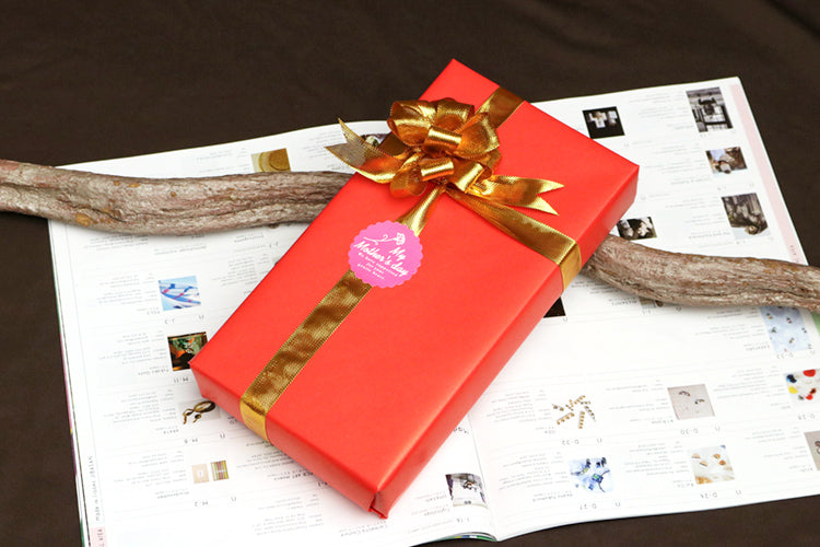 Free gift wrapping wrapping paper "red"