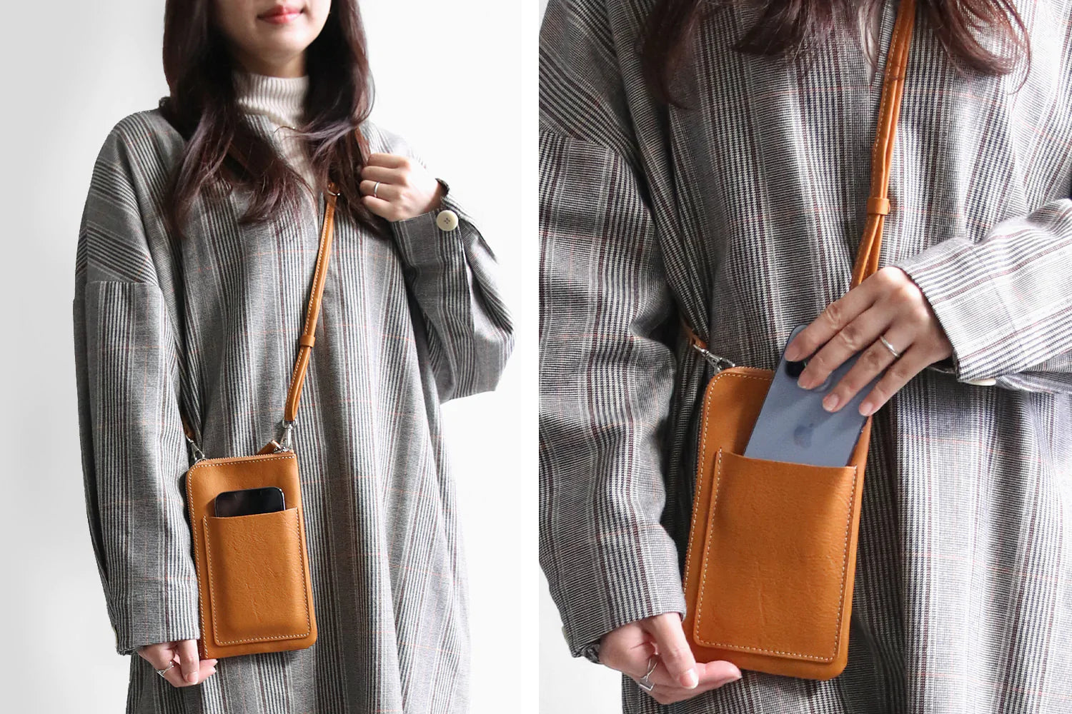 LEVANT by LILY / Under I love that it comes with a fragment case! Expressive cowhide smartphone shoulder bag 